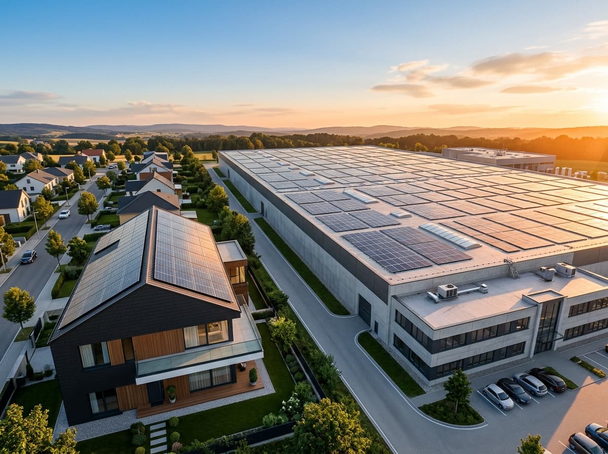 Industrial Solar vs Rooftop Residential: Understanding Key Differences